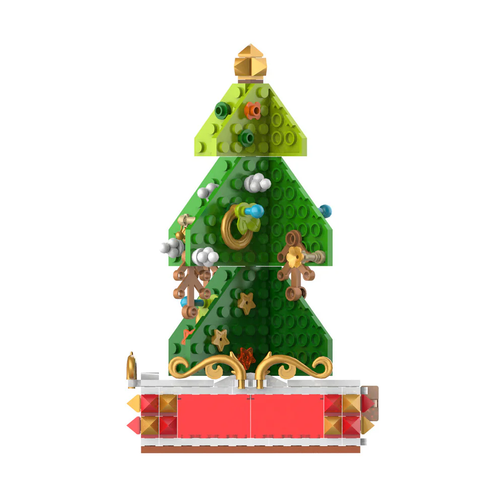 Desktop Pyramid: Christmas tree shelf 佳奇积木 JAKI JK5111 image 4