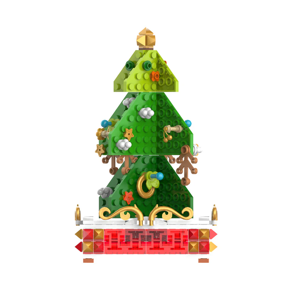 Desktop Pyramid: Christmas tree shelf 佳奇积木 JAKI JK5111 image 5