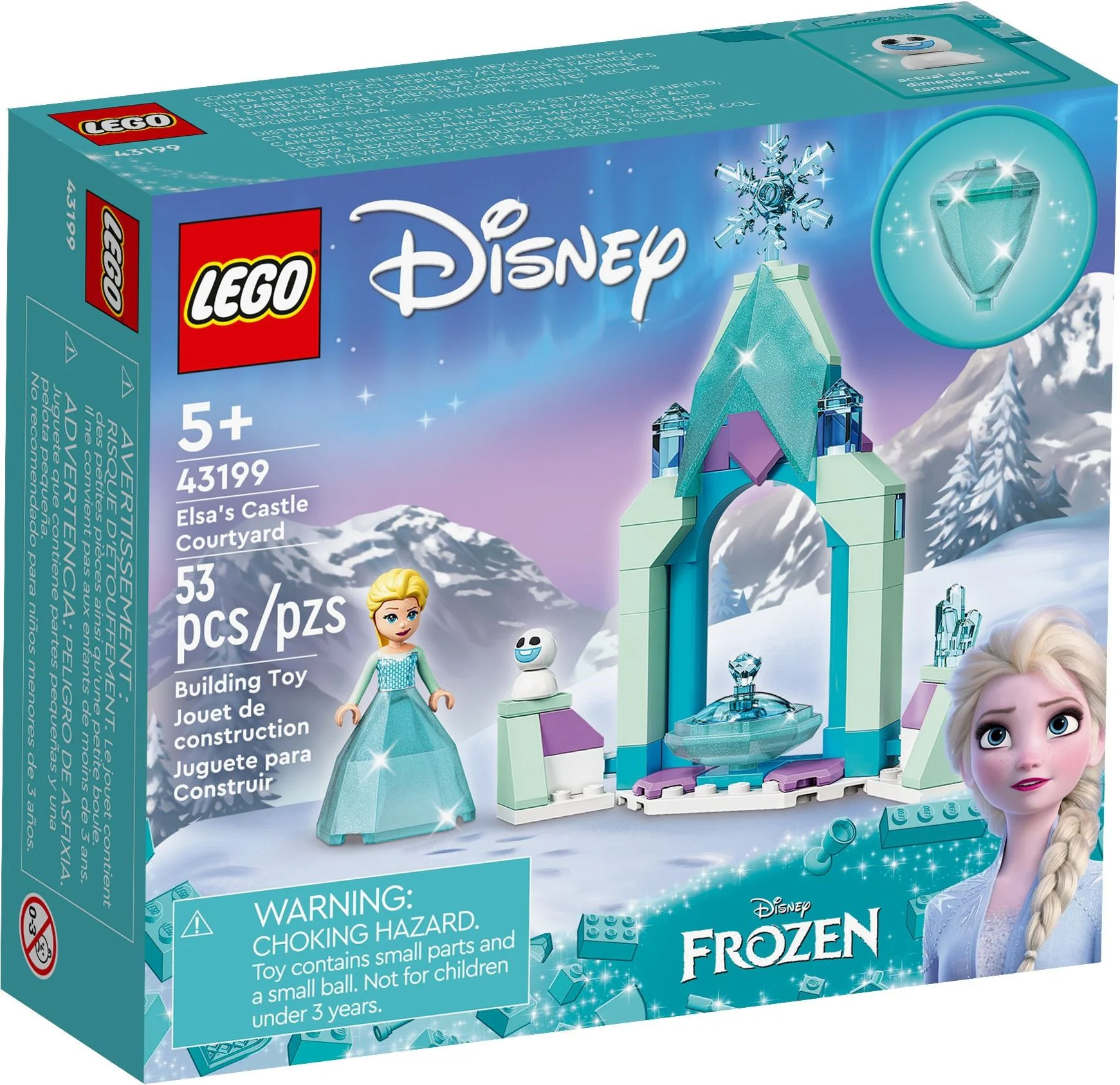Elsa's castle yard 乐高 LEGO 43199 image 1