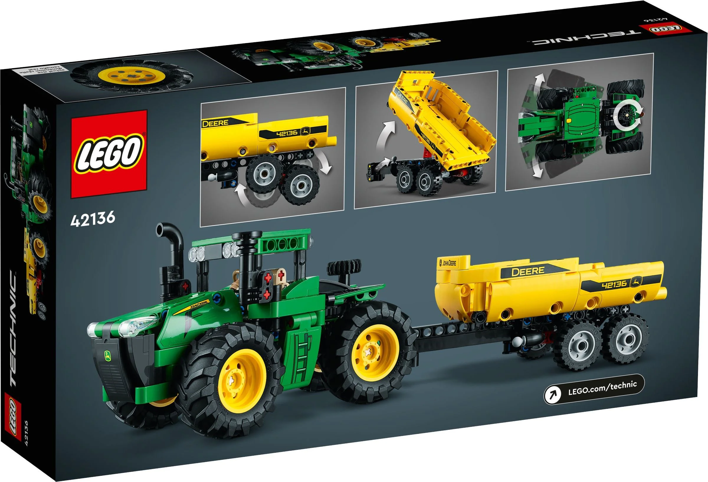 JOHN DILL 9620R 4WD TRACTOR 乐高 LEGO 42136 image 7