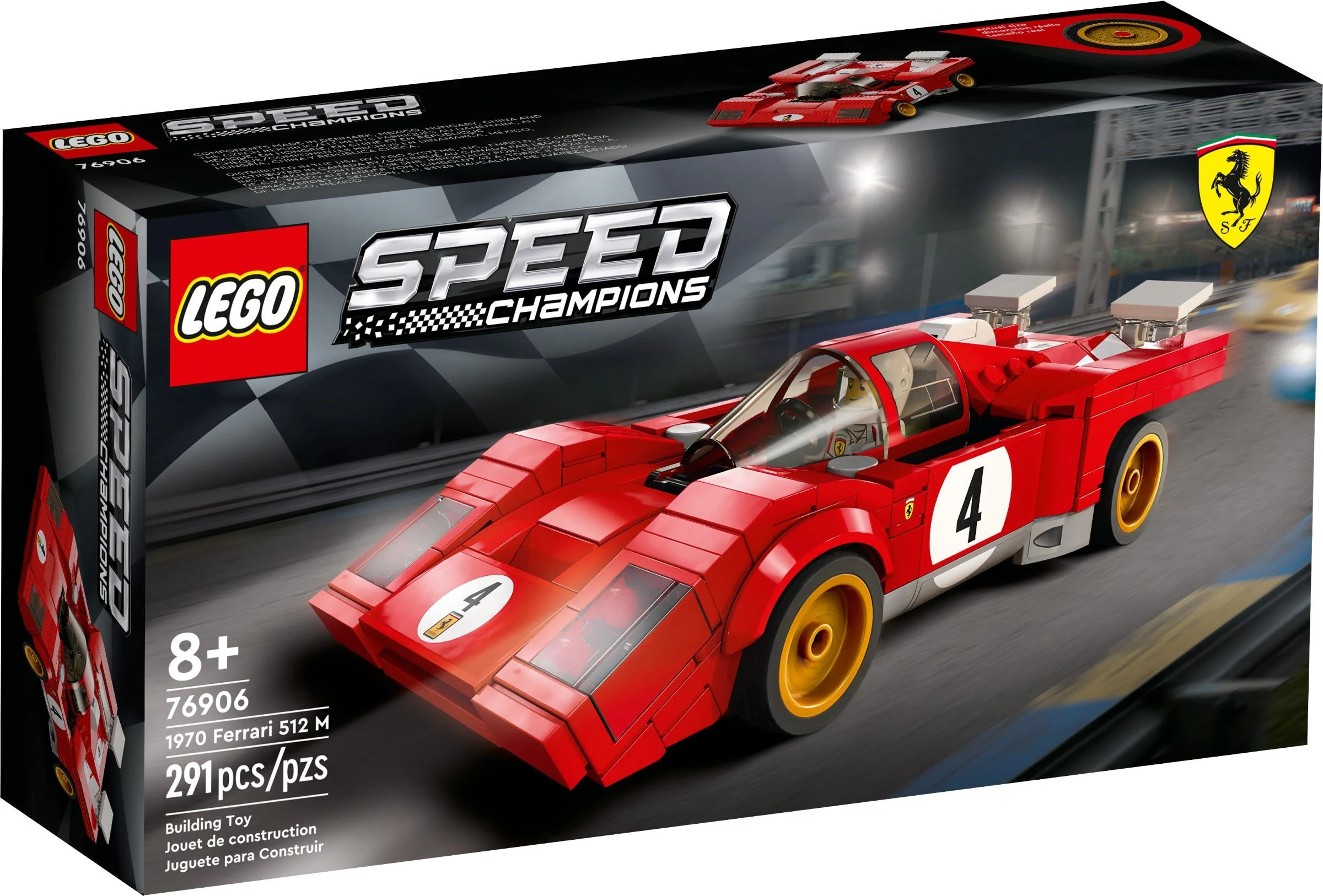 1970 FERRARI 512 M 乐高 LEGO 76906 image 4
