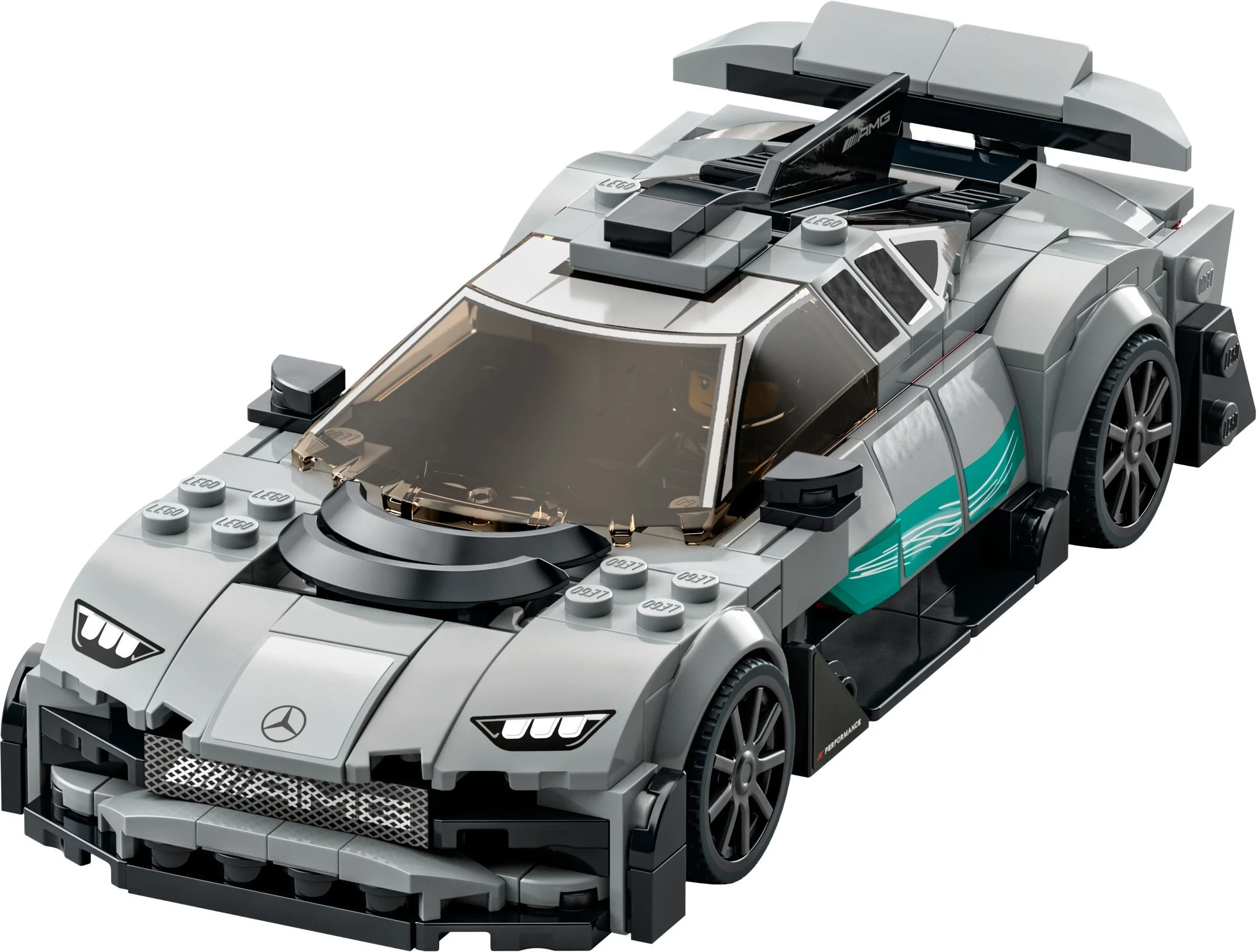 Mercedes-AMG F1 W12 E Performance and Mercedes-AMG Project One 乐高 LEGO 76909 image 2