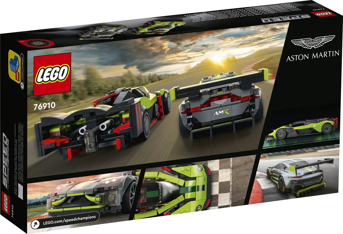 Aston Martin Valkyrie AMR Pro and Aston Martin Vantage GT3 乐高 LEGO 76910 image 2
