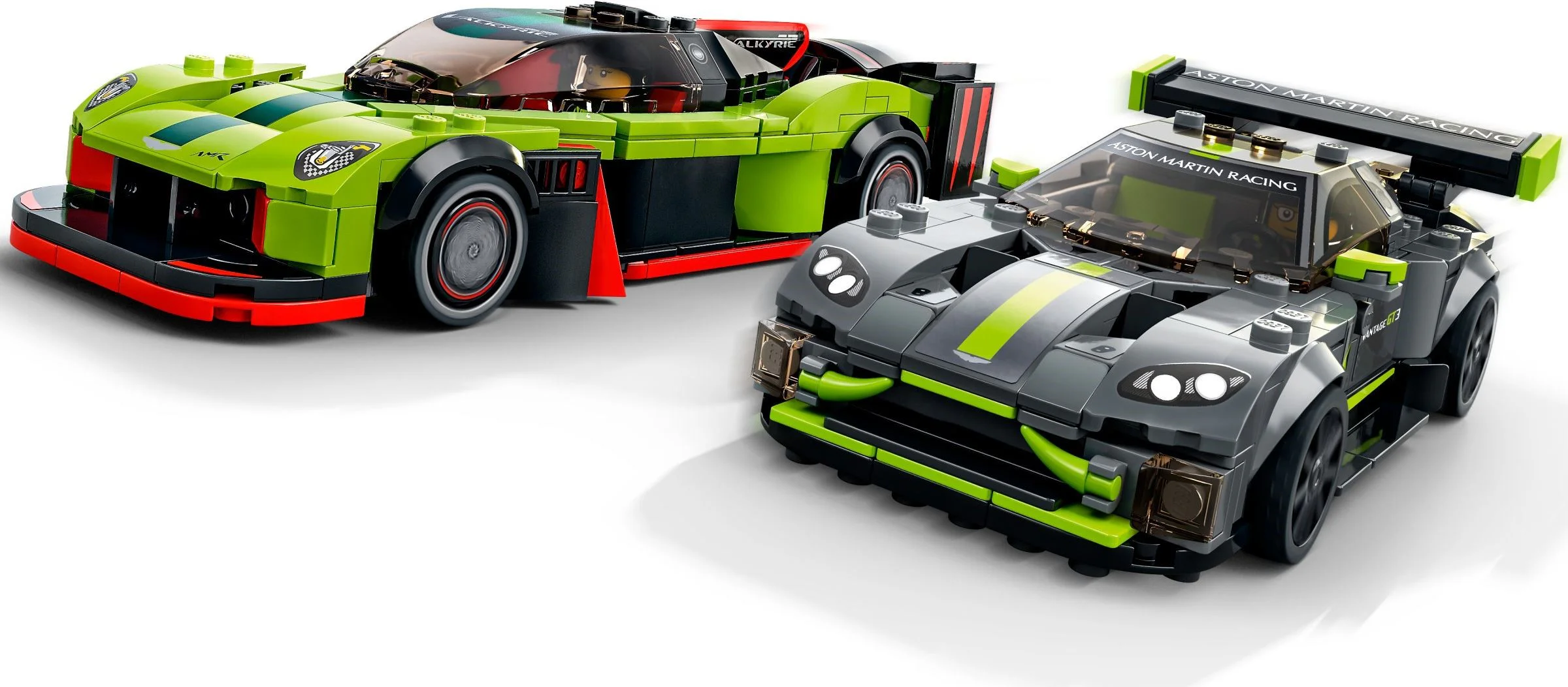 Aston Martin Valkyrie AMR Pro and Aston Martin Vantage GT3 乐高 LEGO 76910 image 3
