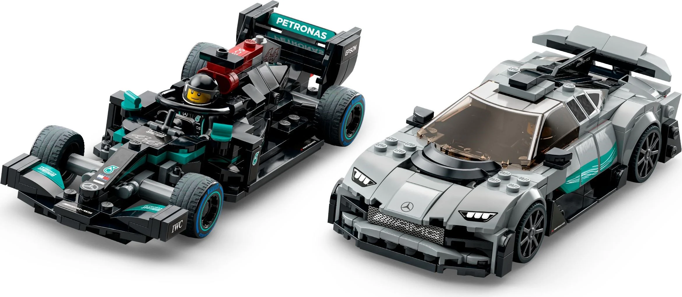 Mercedes-AMG F1 W12 E Performance and Mercedes-AMG Project One 乐高 LEGO 76909 image 8