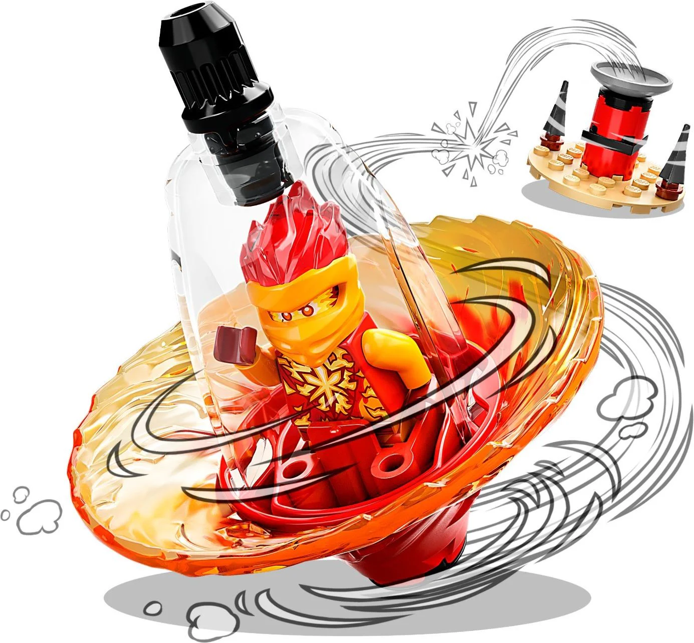 Kay's cyclone ninja training 乐高 LEGO 70688 image 4