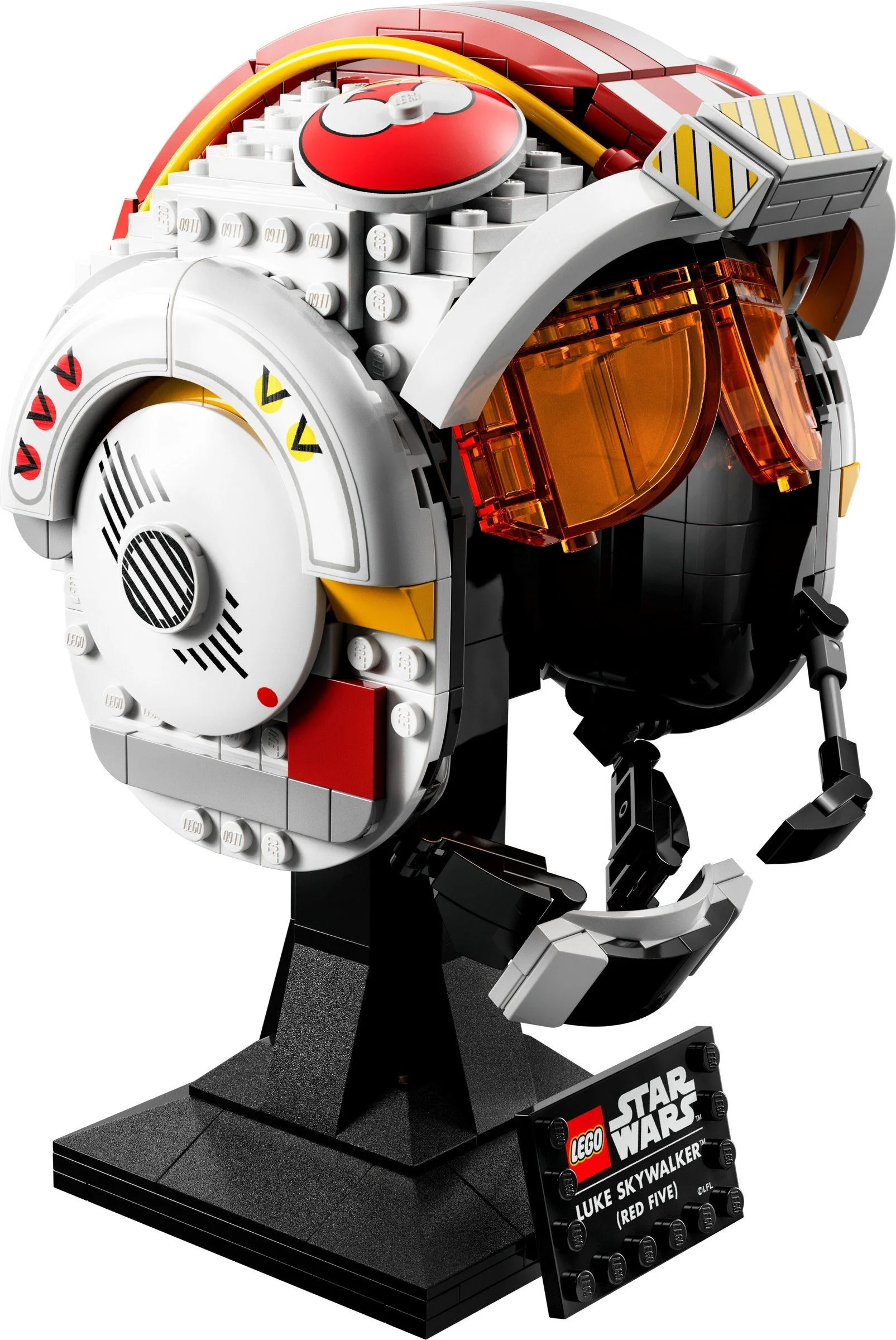 Luke Skywalker (Red V) pilot helmet 乐高 LEGO 75327 image 6