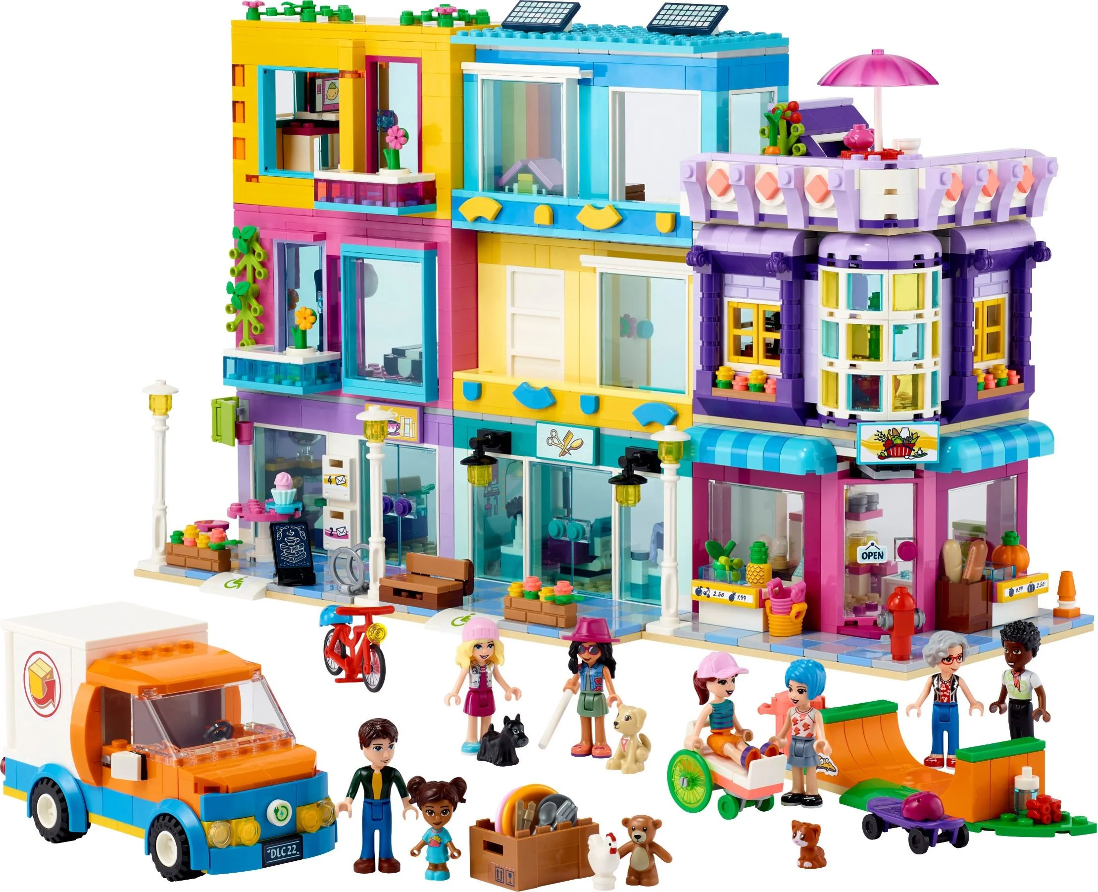Good friend: Creative and luxurious street view 乐高 LEGO 41704
