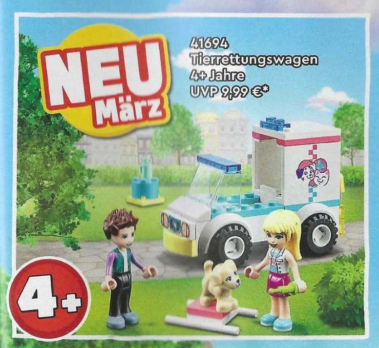 Good friend: Pet clinic ambulance 乐高 LEGO 41694 image 1
