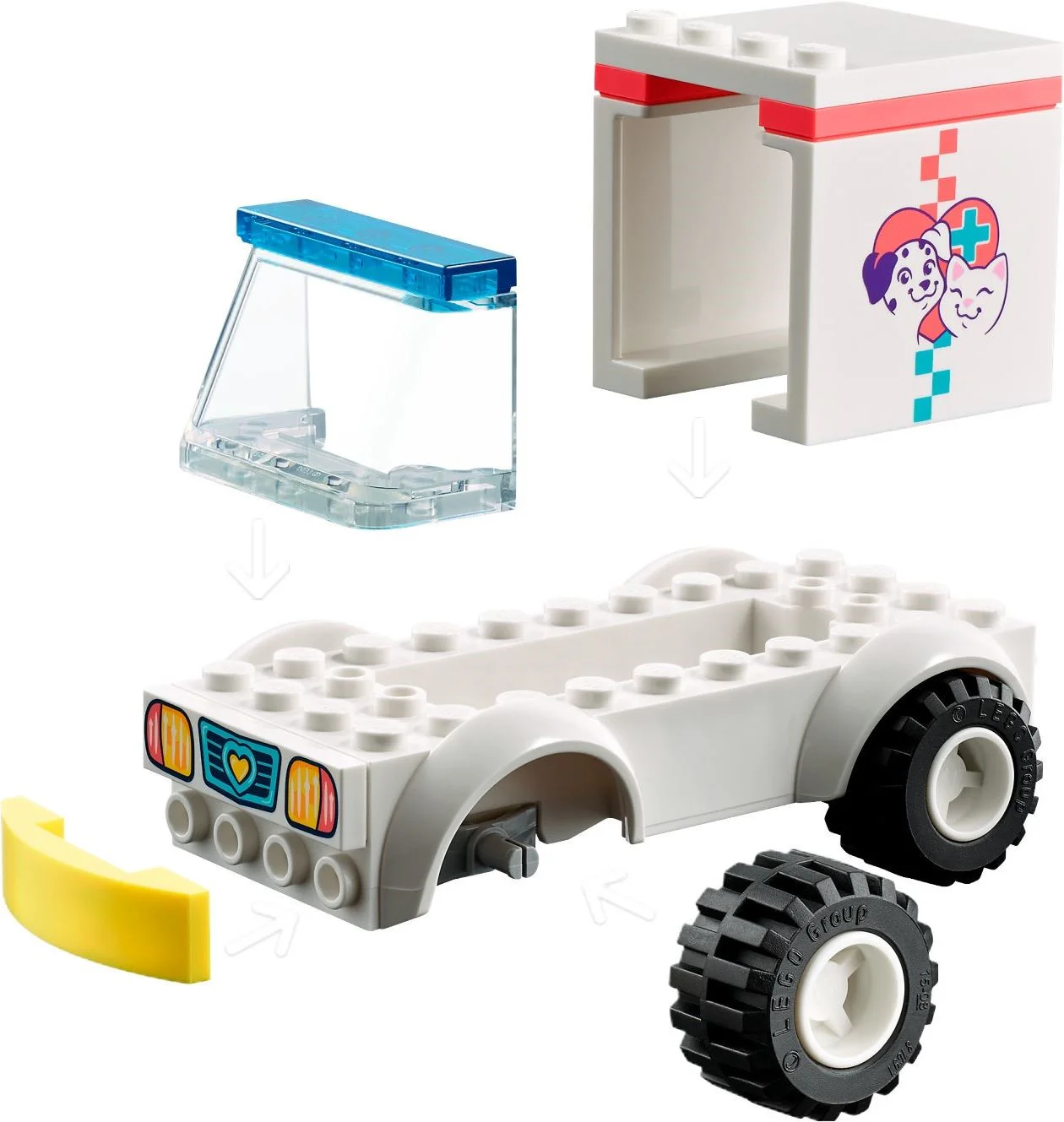 Good friend: Pet clinic ambulance 乐高 LEGO 41694 image 3