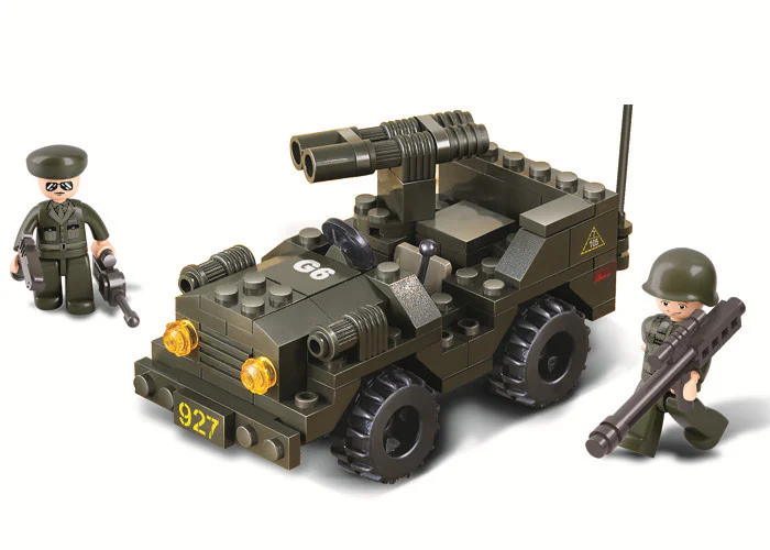 Ground Force Unit - Twin Gun Off-Road Vehicle 小鲁班 Sluban M38-B5800