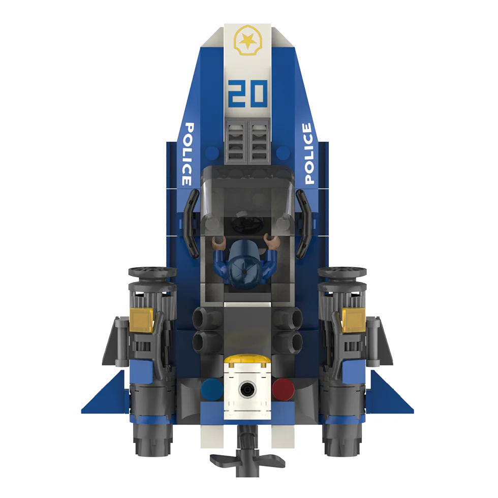 Pioneers: Hurricane Police Boat 佳奇积木 JAKI JK9127 image 5