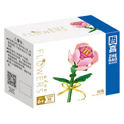 Block Flower Garden: Rose (3 colors)