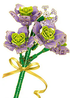 Brix Flower Garden: Violet Orchid 3-color