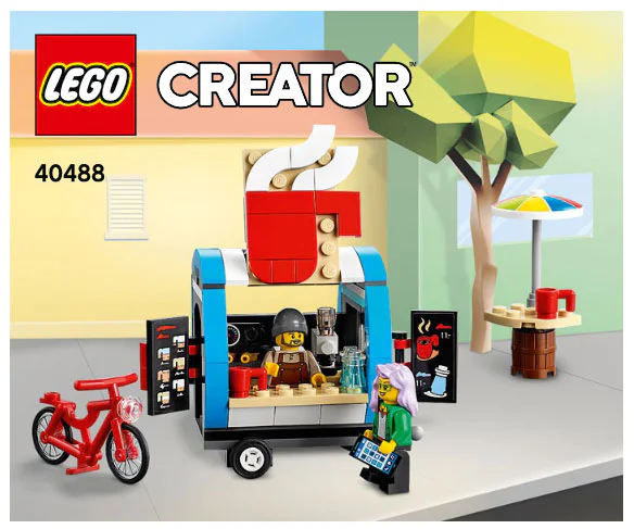 Coffee truck 乐高 LEGO 40488 image 1