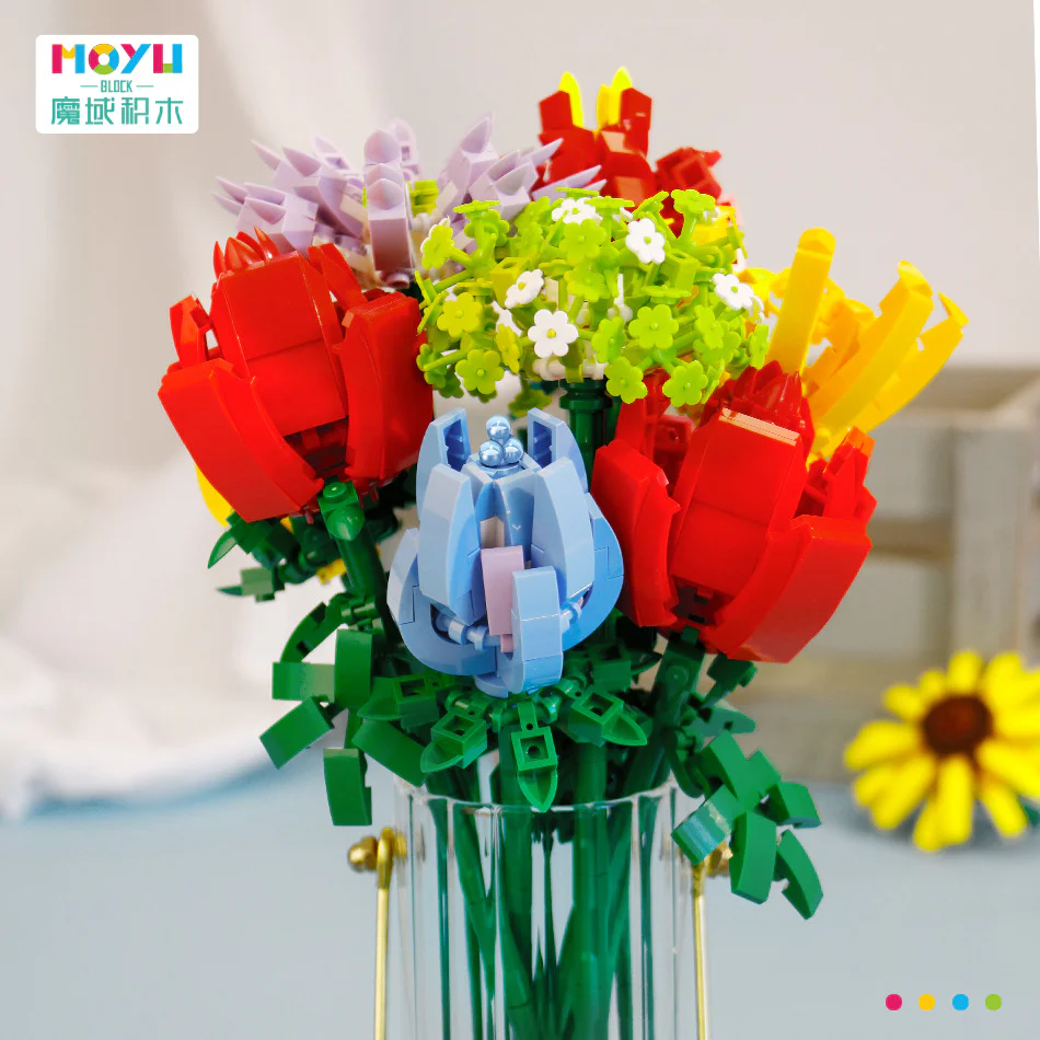 Block Flower Shop 魔域积木 MOYUBLOCK MY87014 image 9
