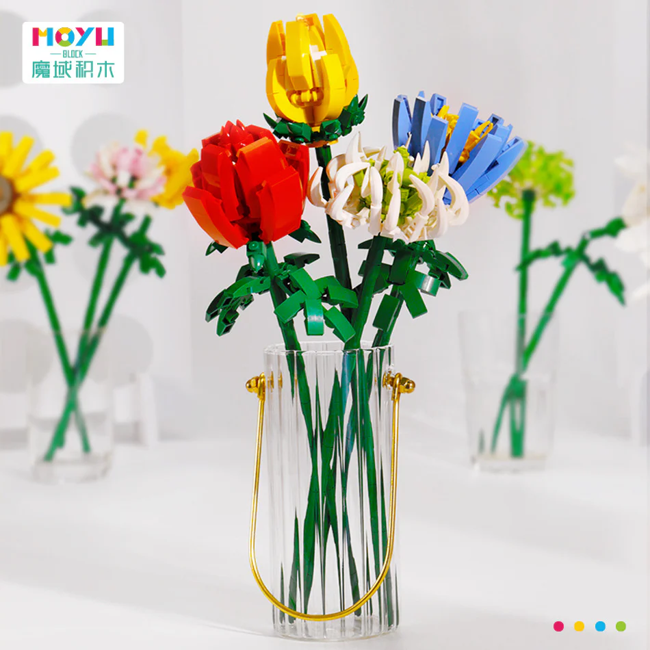 Block Flower Shop 魔域积木 MOYUBLOCK MY87014 image 12
