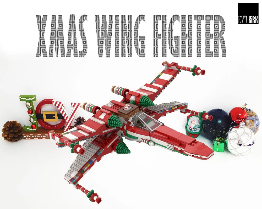 CHRISTMAS X WING MOC-53183 image 1