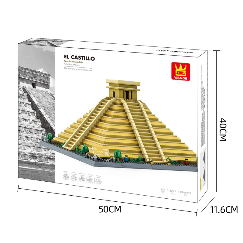 Mayan Pyramid of Kukulkan, Mexico 万格 WANGE/乐博士 Dr.Luck 6225 image 1
