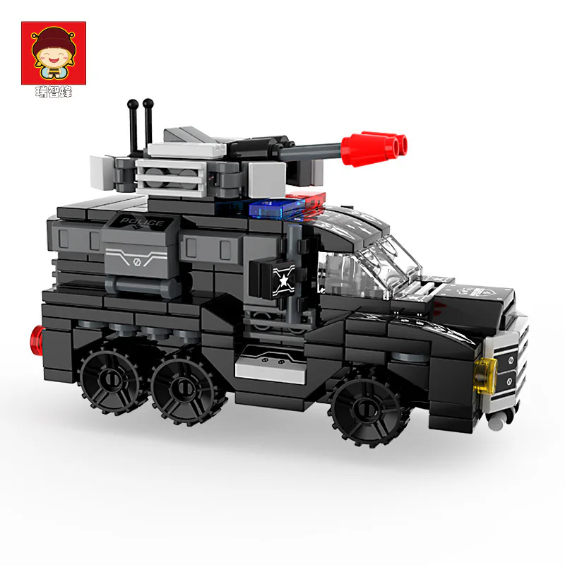Special Police Bomb Disposal Vehicle 16-Combination Set 瑞智蜂 11043