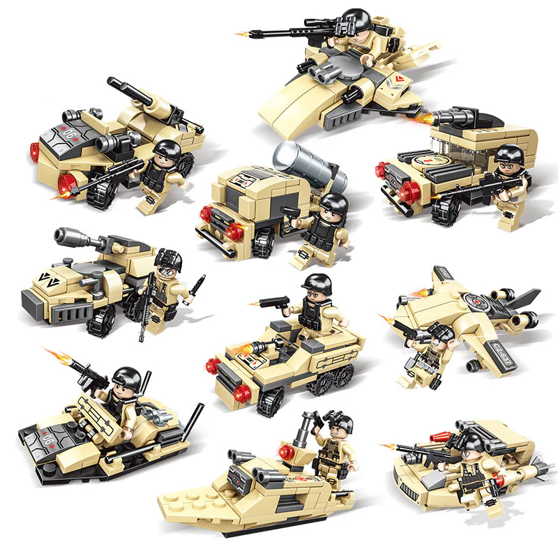 Warfare Defensive Line: Armed Ironclad Tanks 10 Varieties 瑞智蜂 22007 image 2