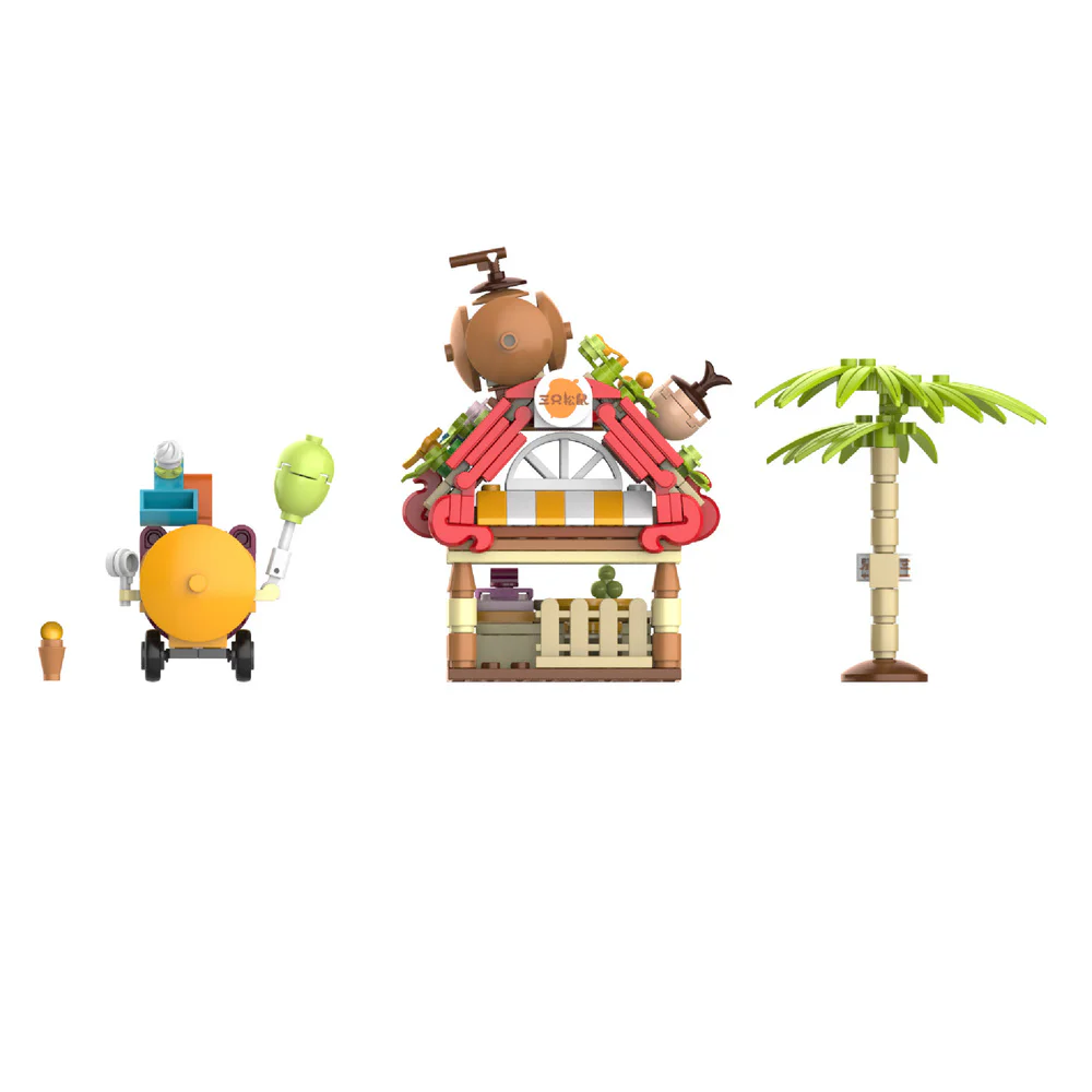 Three squirrel town: squirrel nut house 佳奇积木 JAKI JK6331 image 3