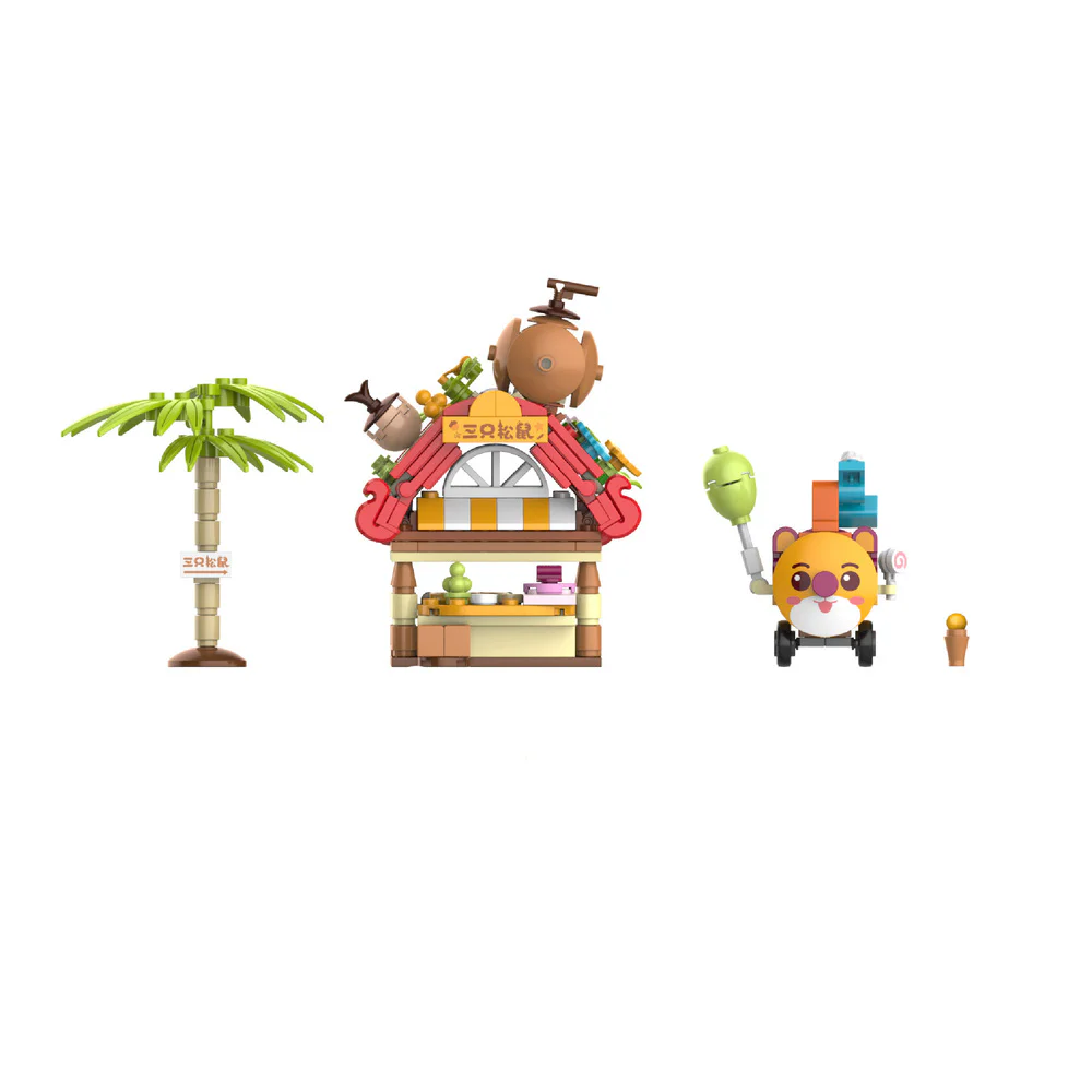 Three squirrel town: squirrel nut house 佳奇积木 JAKI JK6331 image 5