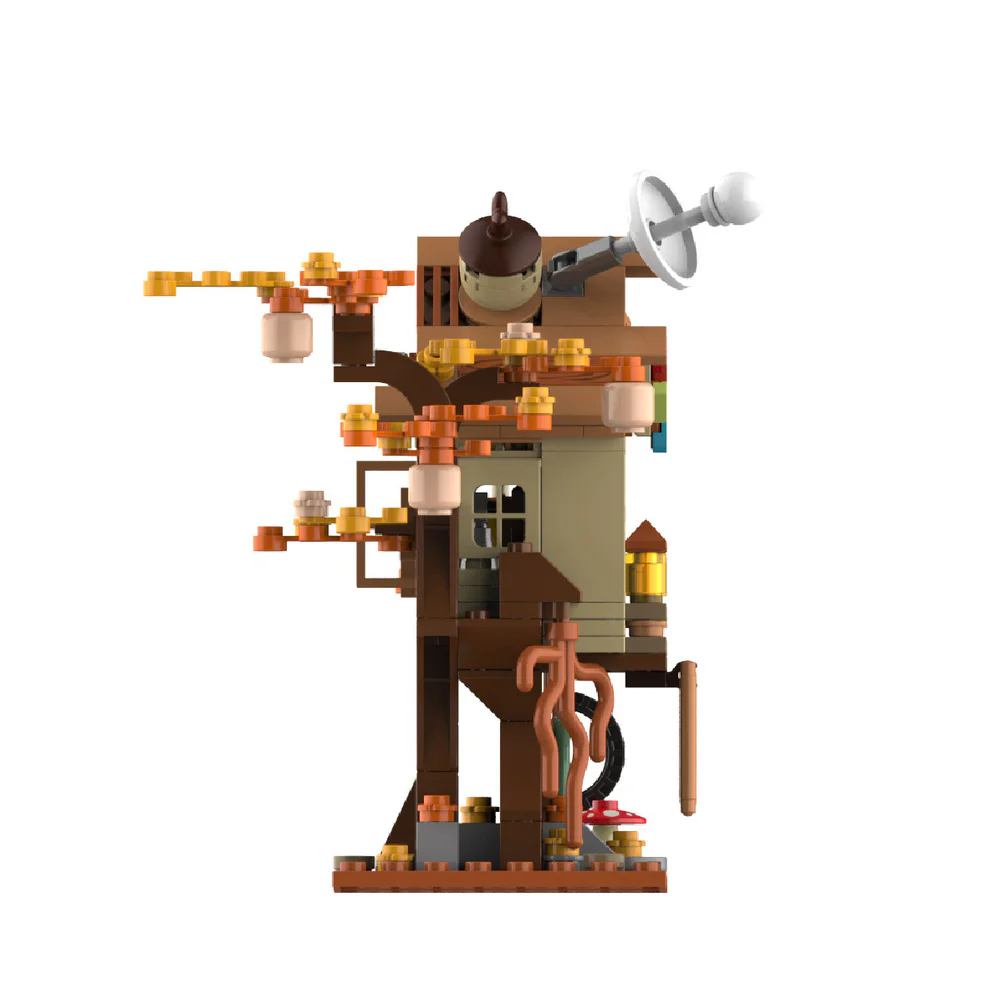 Three Squirrel Squirrel Small: Forest Tree House 佳奇积木 JAKI JK6332 image 4