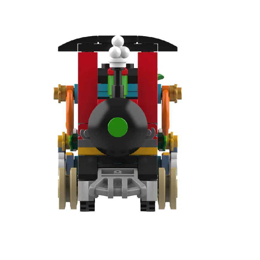 Three Squirrel Small: Forest Train 佳奇积木 JAKI JK6335 image 2
