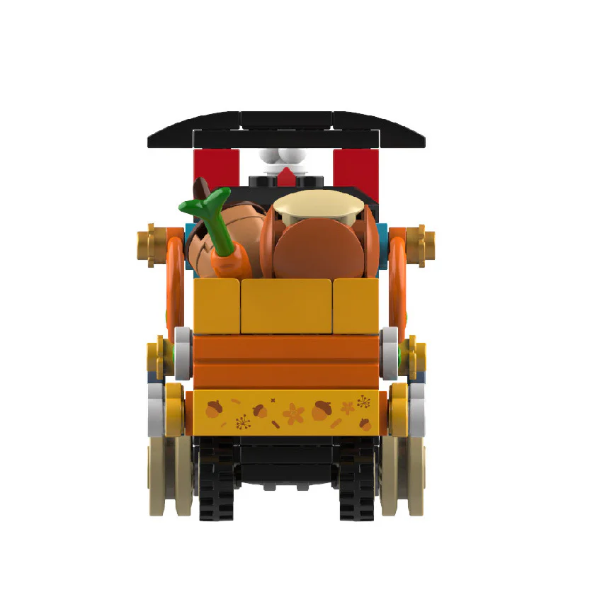 Three Squirrel Small: Forest Train 佳奇积木 JAKI JK6335 image 5