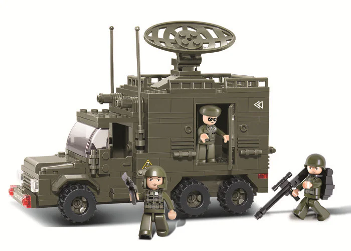 People's Liberation Army Armored Division 2 Radar Car 小鲁班 Sluban M38-B0300