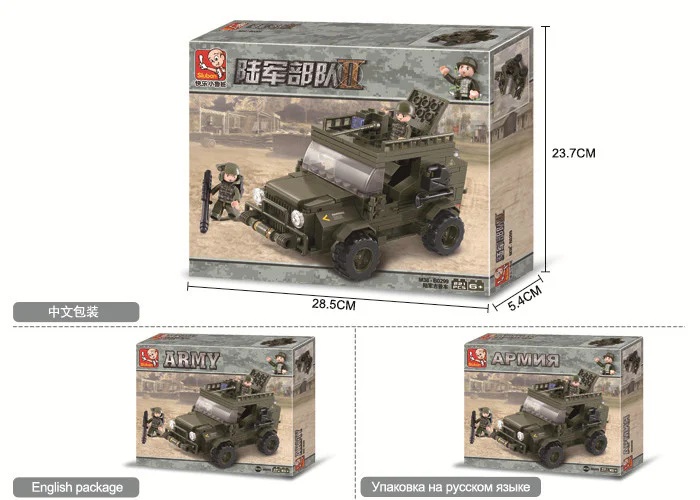 People's Liberation Army Armored Vehicle Unit 2 - PLA Light Armored Car Brigade 小鲁班 Sluban M38-B0299 image 1