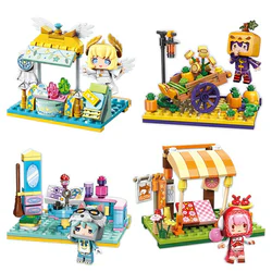 Miniworld: mini shop box 4 Angelos Prefecture, Pumpkin Pumpkin's pumpkin stand, Wolf Junior Magic House, Red Hat groceries