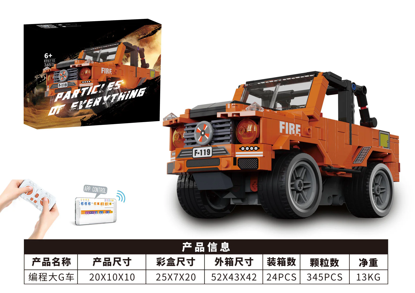 Coding Big G Car 恺宇 KAIYU K96110 image 4