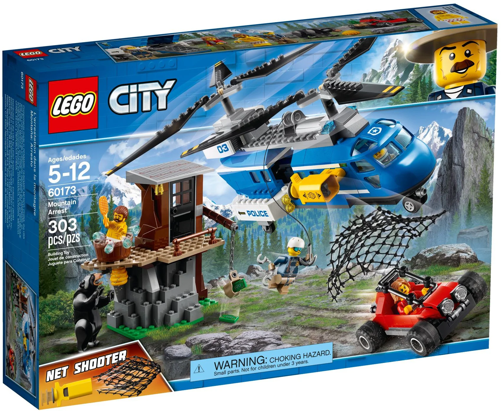 Mountain Police Airborne Pursuit 乐高 LEGO 60173 image 1