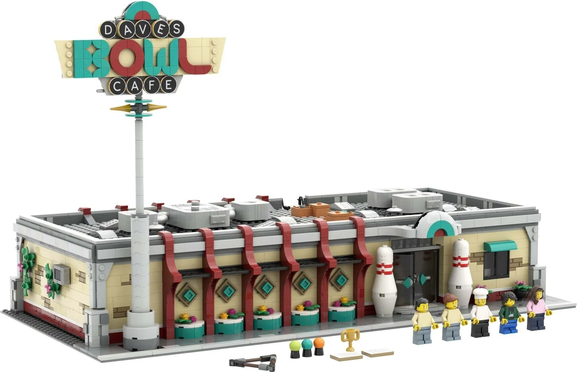 Classic Bowling Alley Museum 乐高 LEGO 910013