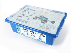 Power-mechanical core set, small cars, hand-sweepers, hammers, hand-lifters, stickers, fishing