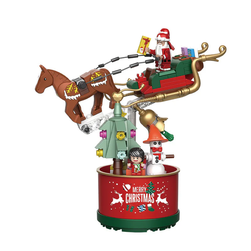 Triple Man: Guan Yu's Christmas costume 迪库 DECOOL/酷小砖 BrickCool 69005