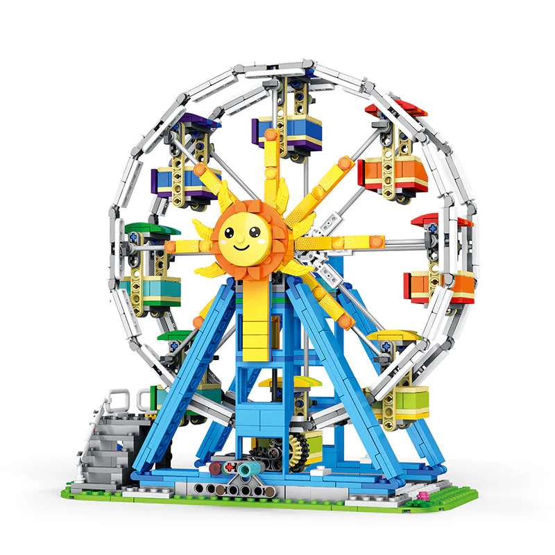 Ferris wheel, pirate ship, bumper cars. 聚航科技 81001