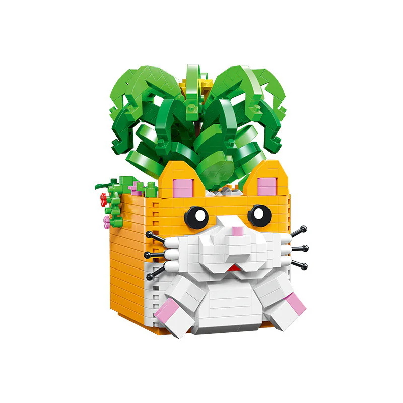 Pampered Plant Garden: Hamster Airy Ferns 魔域积木 MOYUBLOCK MY97035