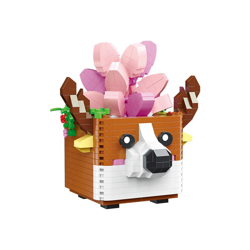 The Botanical Garden: eggs of moose peaches 魔域积木 MOYUBLOCK MY97038