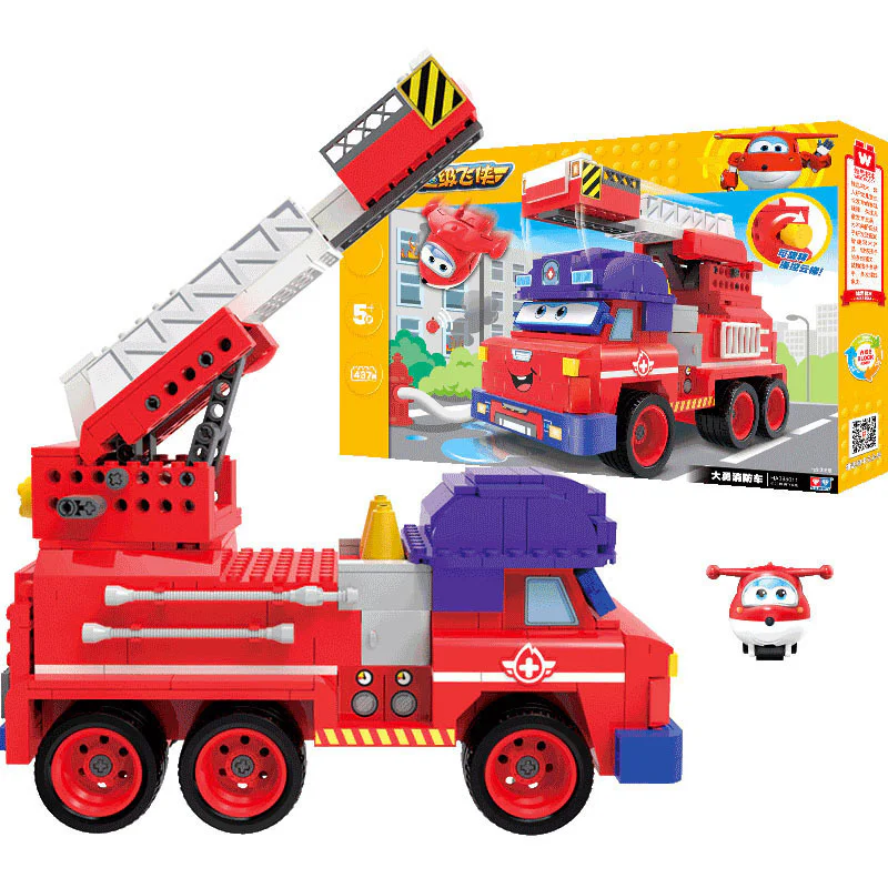 Super Fly: Da Yong Fire Vehicle 维思积木 WISEBLOCK/奥迪双钻 HA385011 image 2