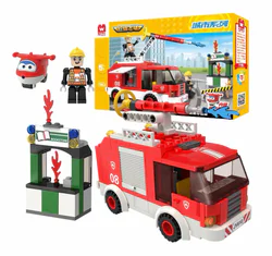 Fire trucks are coming in