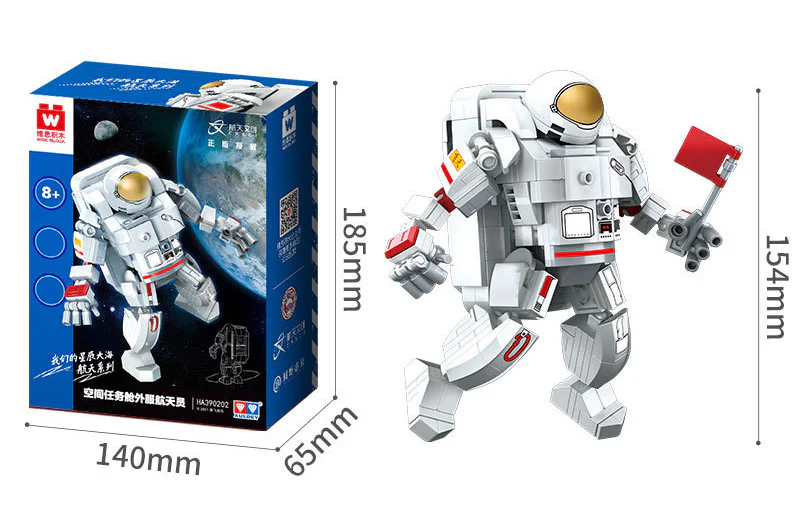 Extravehicular crew member task compartment. 维思积木 WISEBLOCK/奥迪双钻 HA390202 image 1