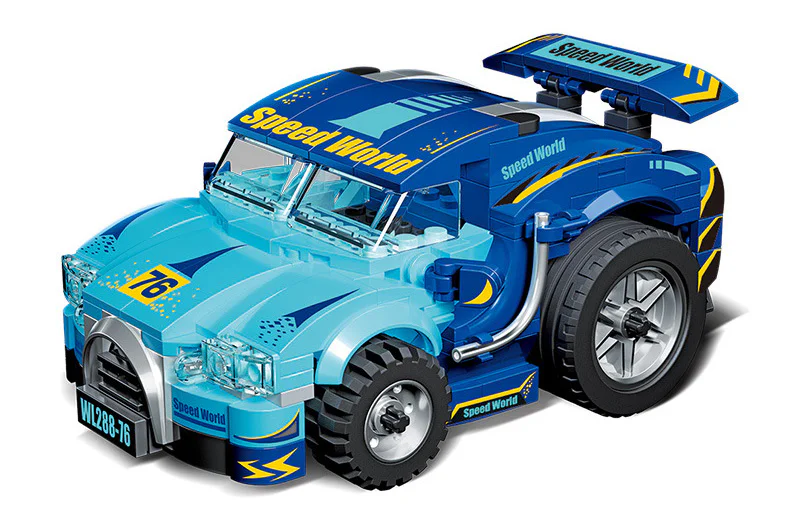 Remote Control Dragon Racing Cars 维思积木 WISEBLOCK/奥迪双钻 HA389101