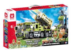 Tornado-missile launcher vehicle