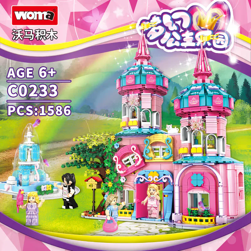 Enchanted Princess Garden: Vibrant Magic Castle 沃马动漫 WOMA C0233