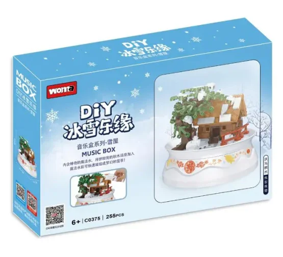 DIY: MUSIC BOX, SNOWHOUSE 沃马动漫 WOMA C0375
