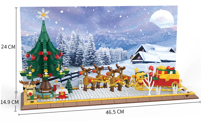 DIY ICE AND SNOW: CHRISTMAS SNOW VIEW 沃马动漫 WOMA C0376