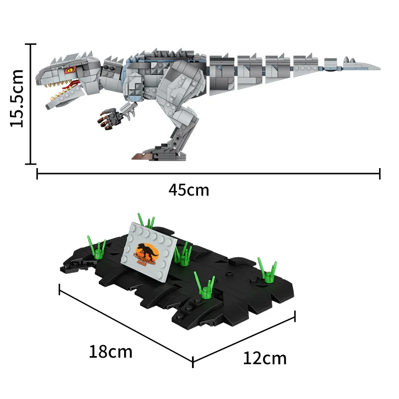 Tyrannosaurus 方橙积木 Forange FC6252 image 5
